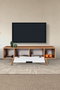 Hanah Home Mesir 3326 Soporte para TV Nogal y Blanco